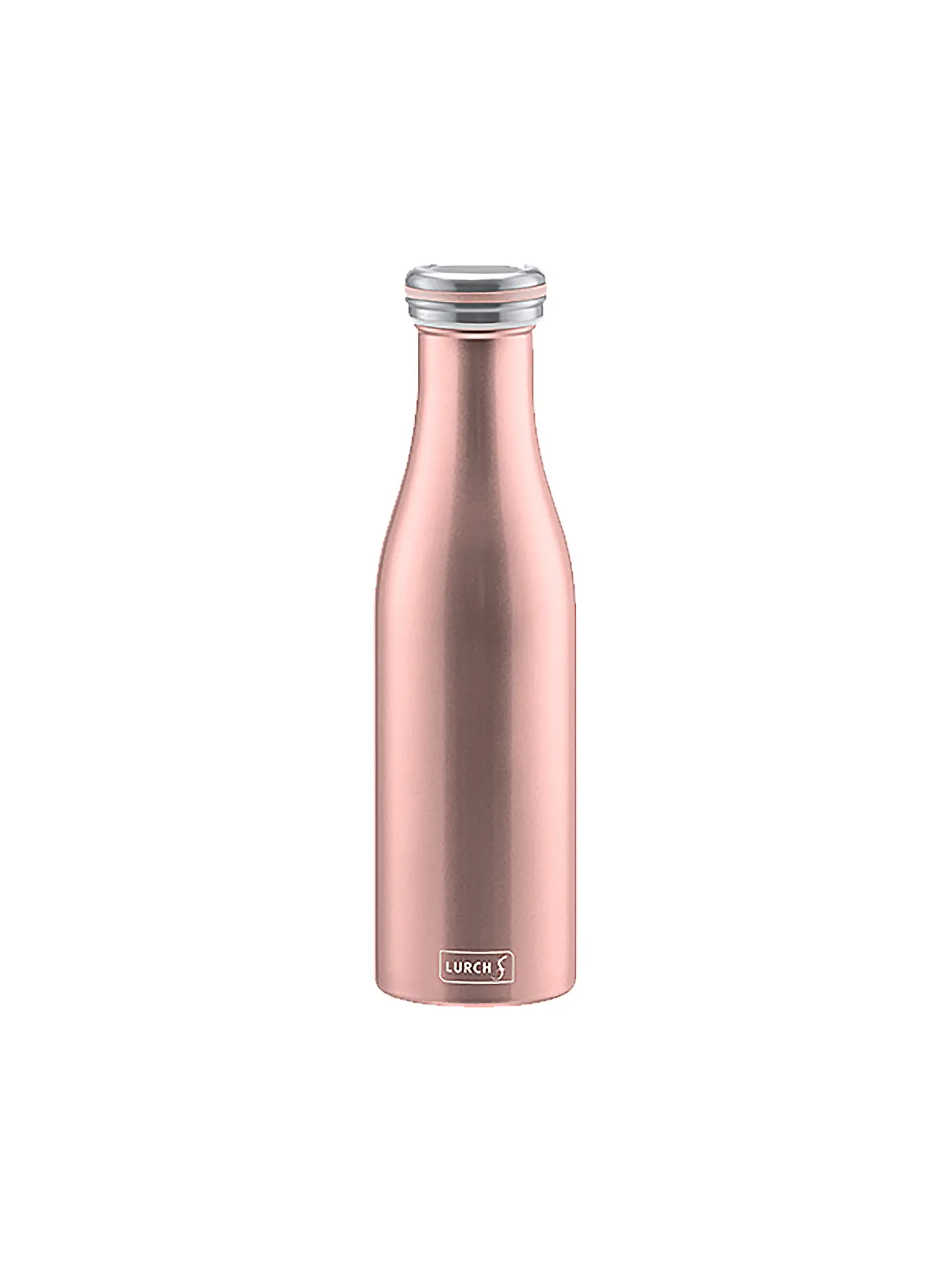 LURCH | Isolierflasche - Thermosflasche Edelstahl 0,5l Pearl Green | rosa